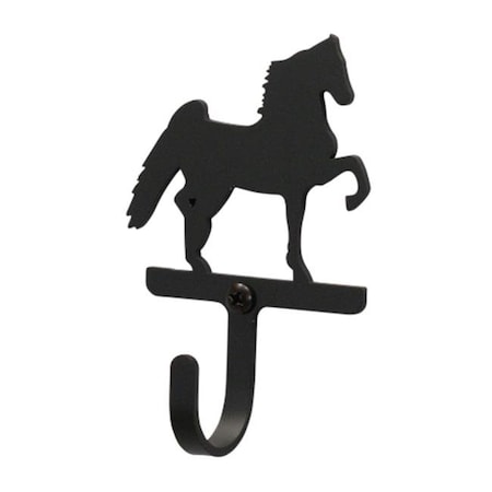 Village Wrought Iron Village Wrought Iron WH-129-S SaddlebRed Wall Hook Small - Black WH-129-S